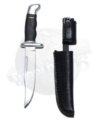 Toys Era The Last Father: Hunting Knife With Leather Sheath (Metal)