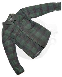 Toys Era The Last Father: Flannel Long Sleeved Shirt (Green)