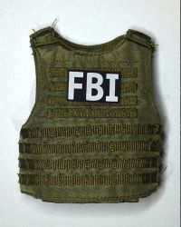 Ace Toyz Mr. Walker: Flak Vest With FBI Patch (OD)