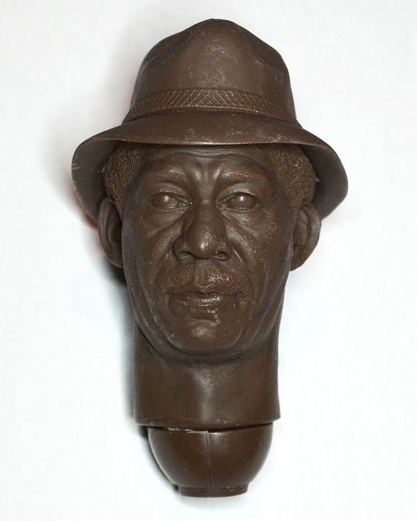 Custom Detective Sommerset With Hat Headsculpt (Brown Resin, Unpainted)