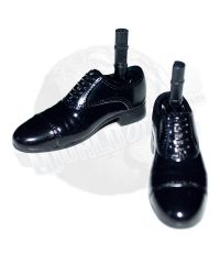 Star Ace Steve McQueen As Captain Virgil Hilts Exclusive Edition: Dress Shoes With Ankle Pins (Black)