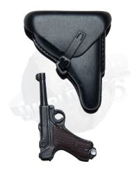 Dragon Models Ltd. WWII Volkmar Axis Luger Pistol With Molded Holster
