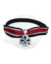 Dragon Models Ltd. WWII Axis German Iron Cross Medal With Oak Leaf Badge With Neck Ribbon