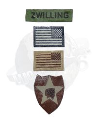 Toy Soldier Modern Military Zwilling Patch Set