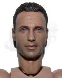Threezero The Walking Dead Rick Grimes (Season 1): Head Sculpt With Figure Body (No Feet)