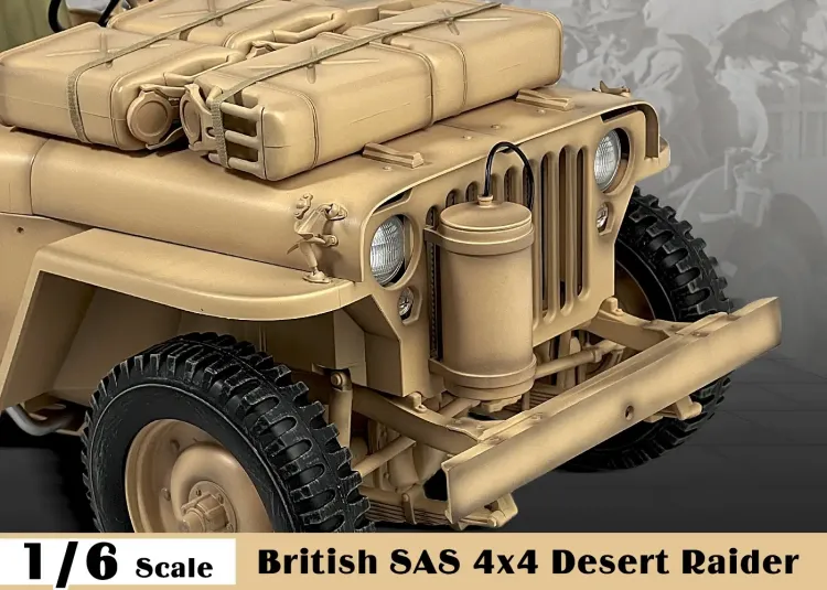 ZYTOYS – WWII Allies British SAS Jeep Willys 4×4 Desert Raider #2