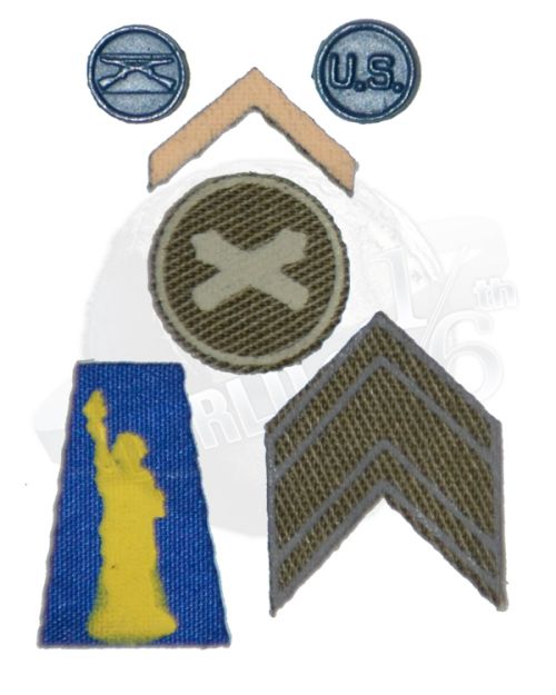DID American Infantryman of Expeditionary Force 1917 Buck Jones: Patch Set