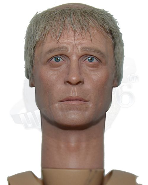 Coo Model Medieval Priest: Head Sculpt with Rooted Hair & Figure Body with Seamless Bare Feet