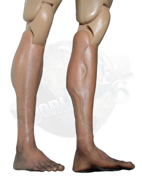 Coo Model Medieval Priest: Head Sculpt with Rooted Hair & Figure Body with Seamless Bare Feet #3