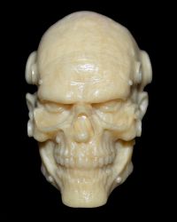 World of One Sixth Originals UNPAINTED Cyber Skull Head Sculpt