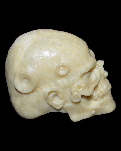 World of One Sixth Originals UNPAINTED Cyber Skull Head Sculpt #2