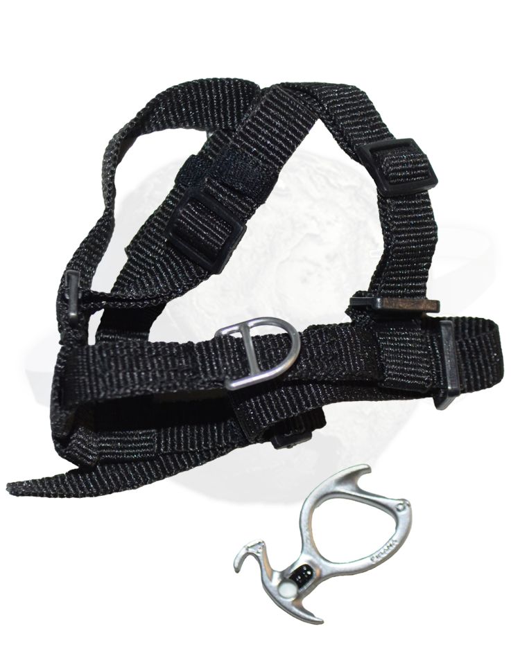 Dam Toys Spetsnaz FSB Alpha Group: Tactical Rappelling Harness With Petzl Descender
