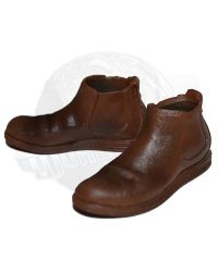 DJ Custom Hollywood Time: Leather Boots (Dark Brown)