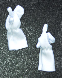 Magic Cube Toys Snow Space Set: Snow Gloves Mittens (White)