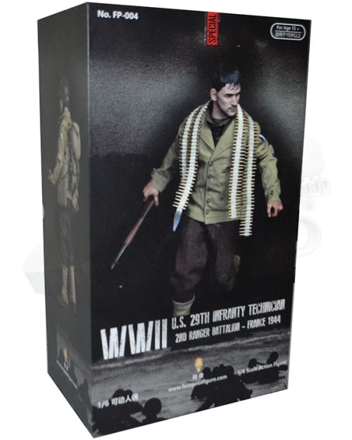 Facepool WWII US 29th Infantry Technical Sargent Upham - France 1944 [Special Edition]