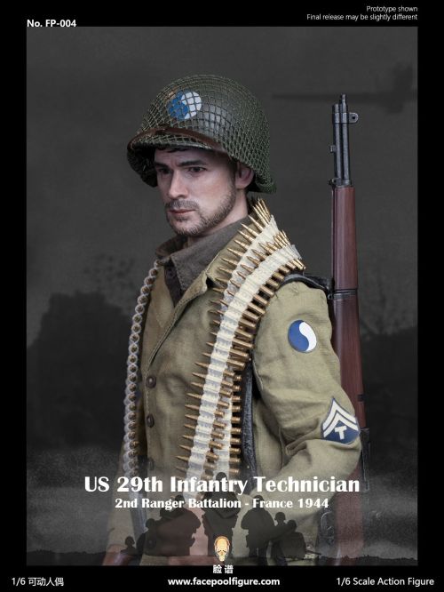 Facepool WWII US 29th Infantry Technical Sargent Upham - France 1944 [Special Edition] #9