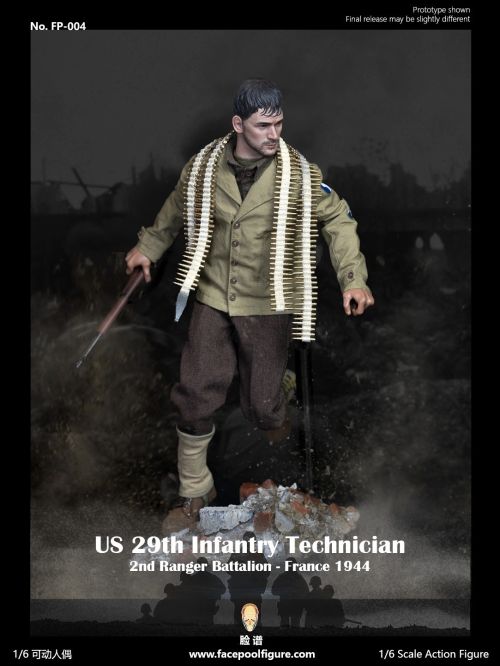 Facepool WWII US 29th Infantry Technical Sargent Upham - France 1944 [Special Edition] #13