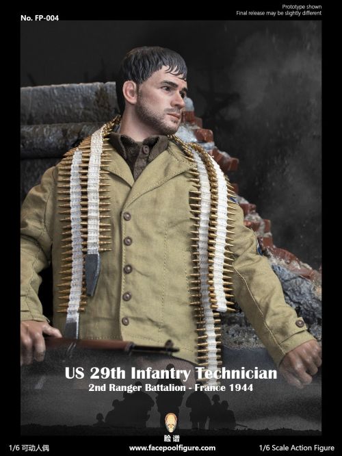 Facepool WWII US 29th Infantry Technical Sargent Upham - France 1944 [Special Edition] #15