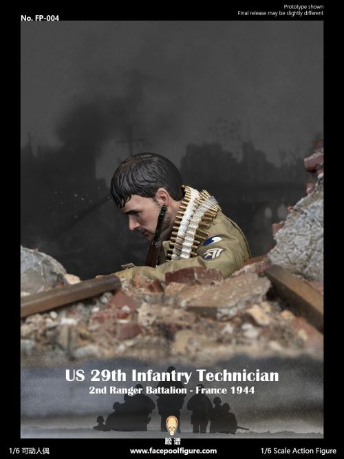 Facepool WWII US 29th Infantry Technical Sargent Upham - France 1944 [Special Edition] #17