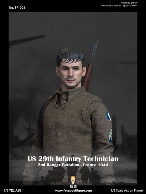 Facepool WWII US 29th Infantry Technical Sargent Upham - France 1944 [Special Edition] #18