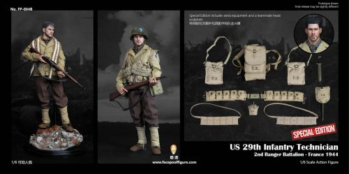 Facepool WWII US 29th Infantry Technical Sargent Upham - France 1944 [Special Edition] #21