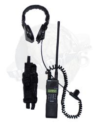 Flagset Modern Battlefield 2022 Ghost 2.0 (End War): Tactical Radio Head Set with Pouch