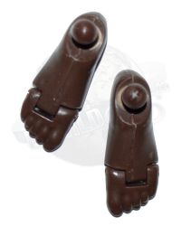Hot Toys Feet With Pegs (Black)
