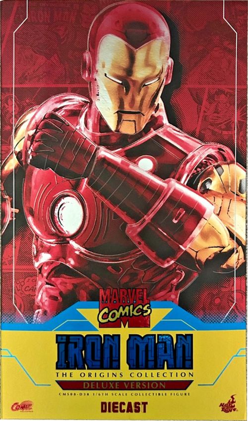 Hot Toys Iron Man (Deluxe) - The Origins Collection - Comics Masterpiece Series (Diecast)