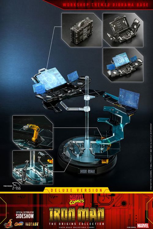 Hot Toys Iron Man (Deluxe) - The Origins Collection - Comics Masterpiece Series (Diecast) #21