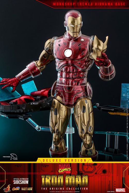 Hot Toys Iron Man (Deluxe) - The Origins Collection - Comics Masterpiece Series (Diecast) #11