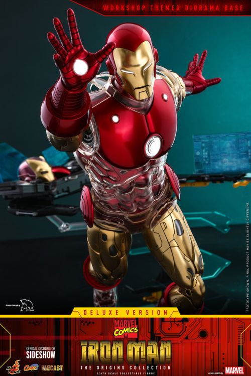 Hot Toys Iron Man (Deluxe) - The Origins Collection - Comics Masterpiece Series (Diecast) #12