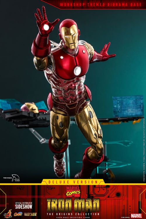Hot Toys Iron Man (Deluxe) - The Origins Collection - Comics Masterpiece Series (Diecast) #13