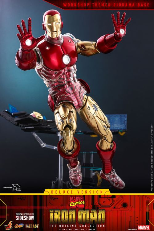 Hot Toys Iron Man (Deluxe) - The Origins Collection - Comics Masterpiece Series (Diecast) #14