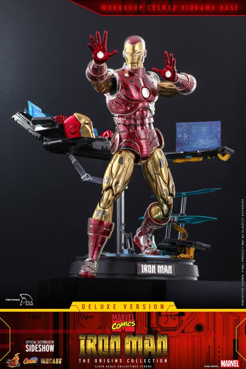 Hot Toys Iron Man (Deluxe) - The Origins Collection - Comics Masterpiece Series (Diecast) #16