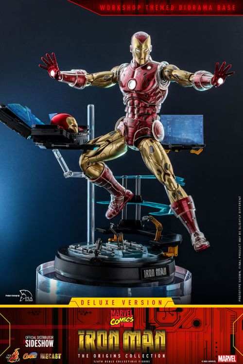 Hot Toys Iron Man (Deluxe) - The Origins Collection - Comics Masterpiece Series (Diecast) #17