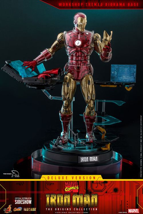 Hot Toys Iron Man (Deluxe) - The Origins Collection - Comics Masterpiece Series (Diecast) #18