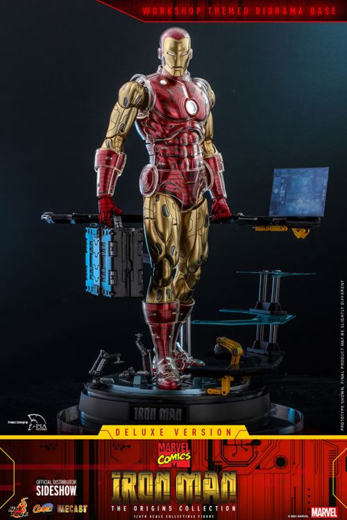 Hot Toys Iron Man (Deluxe) - The Origins Collection - Comics Masterpiece Series (Diecast) #19