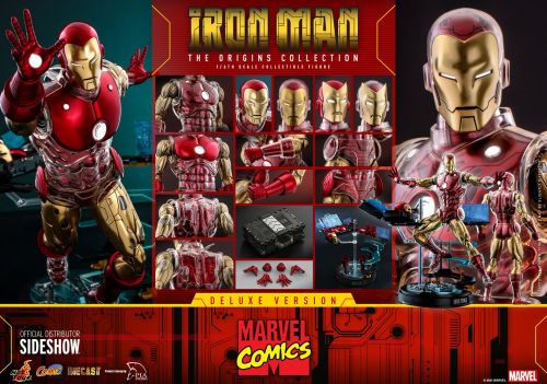 Hot Toys Iron Man (Deluxe) - The Origins Collection - Comics Masterpiece Series (Diecast) #24