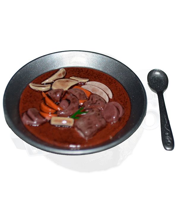 Lim Toys The Cowboy: A Plate of Stew & Spoon