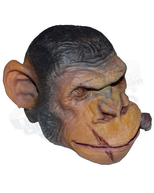World of One Sixth Customs Ape Chomping Cigar Head Sculpt #2