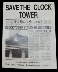 Present Toys Back To The Future Marty McFly "Time Travel Man": Newspaper Fontpage