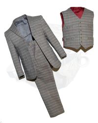 Present Toys Gangster Politician "Nucky Thompson": Era Suit Blazer, Vest & Trousers (Gray)