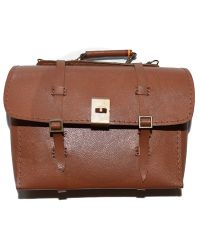 Present Toys Truman Show: Leather Briefcase (Brown)