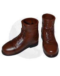 Dragon Models Ltd. WWII US Air Force Skip Williams USAAF B-17 Bomber Captain Service Boots (Molded)