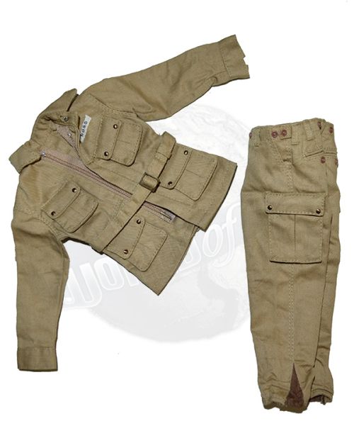 DiD Toys WWII US Army Airborne Division Albert Ross: Uniform Jacket & Trousers