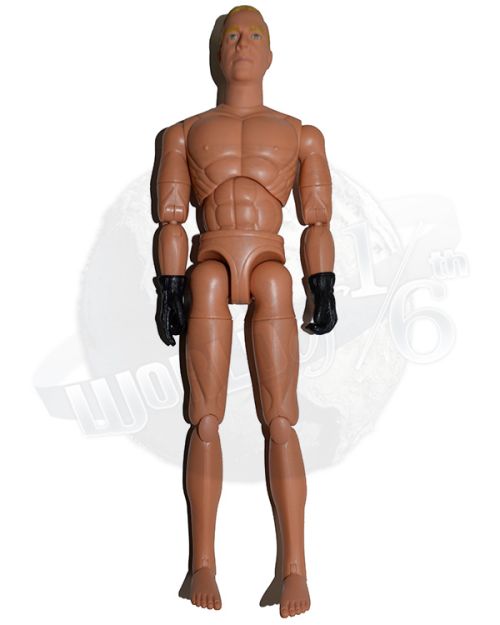 Toy Soldier Pilot with Gloved Hands Head Sculpt & Figure Body #2