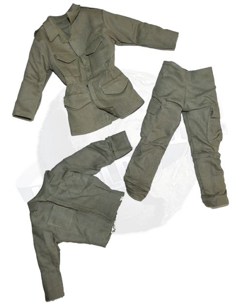 Soldier's of the World WWII US Army 9th Corps HBT Uniform, Jacket, Shirt & Trousers