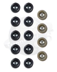 Battlegear Toys Buttons (Black)