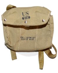 21st Century Toys WWII US Army Cloth Lightweight Gas Mask Bag