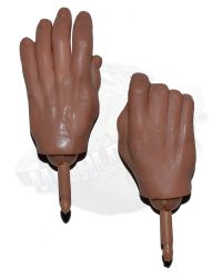Toy Soldier Left Relaxed, Right Grasping Hand Set